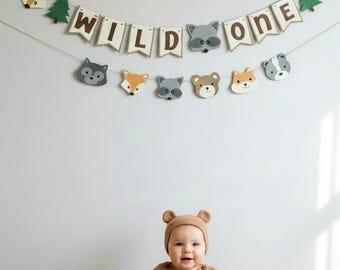 Wild One Birthday Party Banner