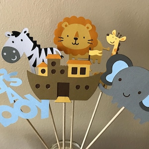 Noahs Ark Baby Shower Centerpiece, Noah&#39;s Ark Birthday Party Decoration