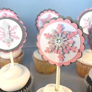 Snowflake Food Labels, Winter Wonderland Birthday Party Food Tent Cards ...