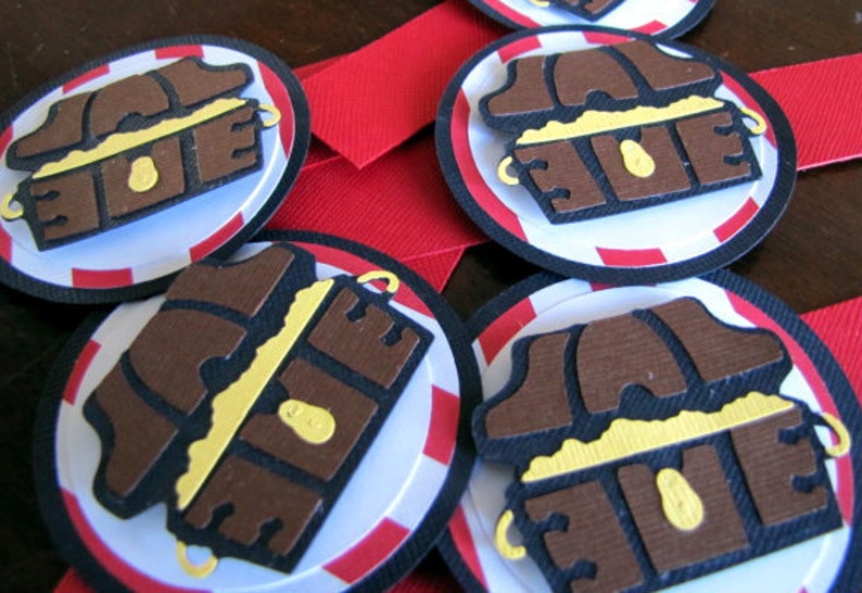 Pirate Party Napkin Rings Treasure Chest Napkin Rings Pirate Etsy