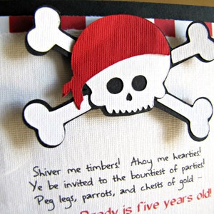 Pirate Cake Topper, Personalized Pirate Birthday Party Decoration, Boy Smash Cake Topper image 10