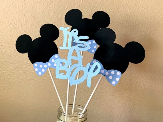 mickey mouse baby shower centerpieces