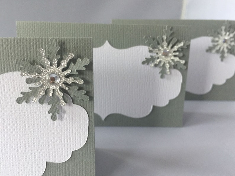 Winter Party Snowflake Baby Shower Snowflake Place Cards Winter Wonderland Food Labels Winter Onederland Labels Snowflake Buffet Cards