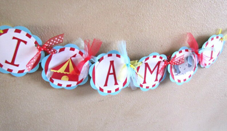 Carnival High Chair Banner Circus Party High Chair Banner Carnival 1st Birthday Banner Circus Birthday Banner Circus Photo Shoot Prop