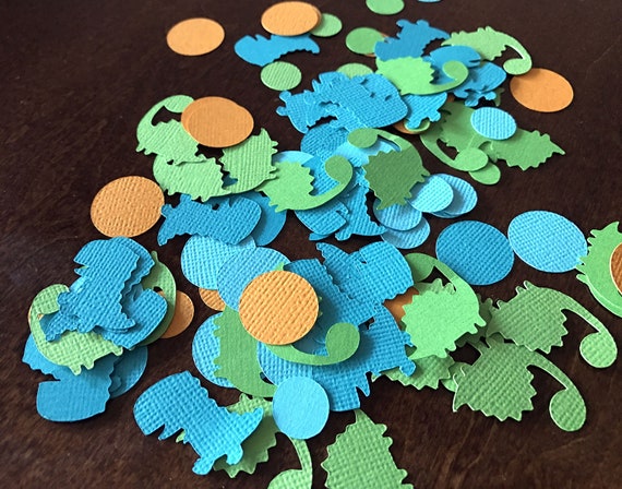 Dinosaur Confetti, Prehistoric Party Table Decoration, Dino Birthday Il_570xn