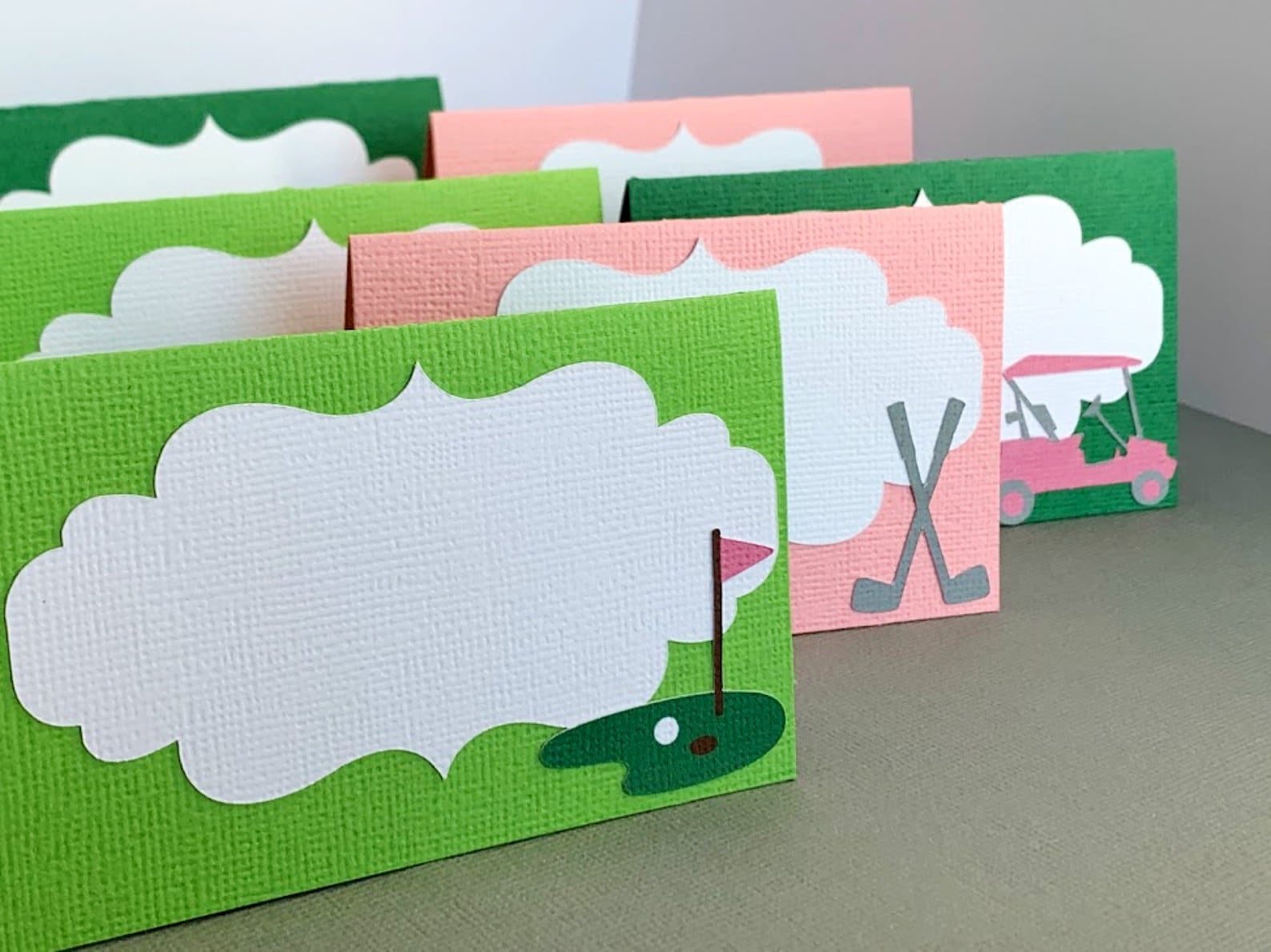 Golf Party Food Labels, Girl Golf Birthday Decoration, Pink Golf Food ...