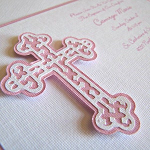 Baptism Banner, First Communion Decoration, Christening Party Banner, Religious Celebration, Cross Banner image 9