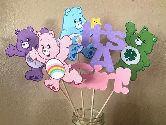 care bear baby shower decorations