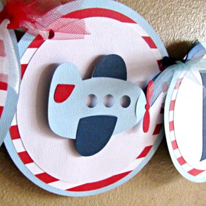 Airplane Party Banner, Time Flies Birthday Decoration, Plane Baby Boy Shower Banner