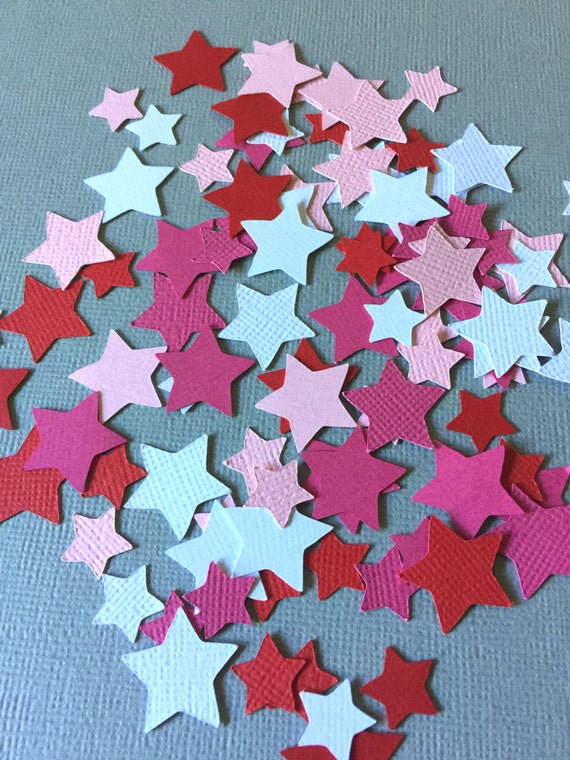 Star Party Confetti, Girl Doll Party Confetti, American Confetti, Pink Star Confetti, Girl Birthday Party, Girl Star Confetti, Pink Confetti Il_570xn