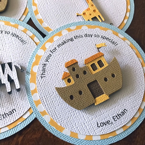 Instant Download Noah's Ark Thank You Tags Printable - Etsy