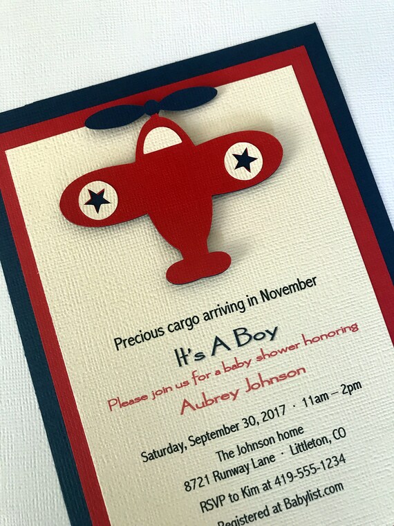 vintage airplane invitation biplane invitation airplane invitation