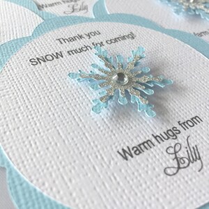 Snowflake Party Banner, Winter Onederland Birthday, Frozen Party Decoration image 8