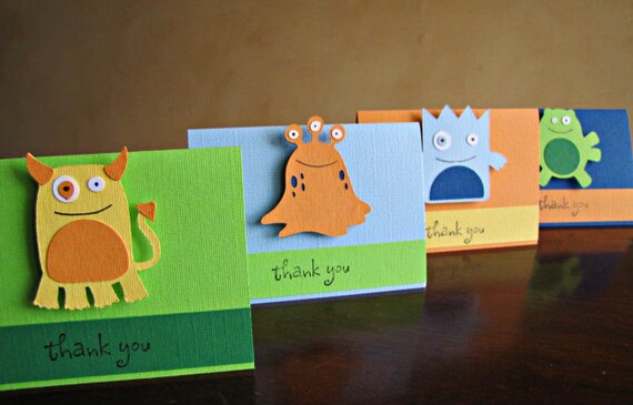 Little Monster Party Favor Bags and Toppers, Monster Party Favor Bag, Monster Treat Bag, Little Monster Party, Monster Birthday, Set of 12 Il_570xn