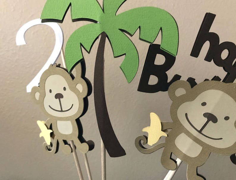 Monkey Party Invitations, Jungle Birthday Party, Safari Baby Shower Invites, Set of 12 image 7