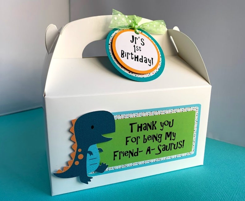 Dinosaur Party Favor Boxes Birthday Treat Boxes Dino Baby Etsy