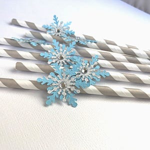 Snowflake Party Banner, Winter Onederland Birthday, Frozen Party Decoration image 7