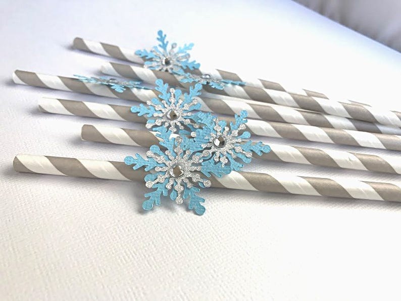 Snowflake Party Banner, Winter Onederland Birthday, Frozen Party Decoration image 7