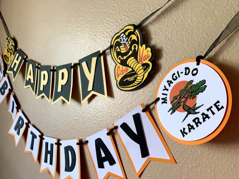 Cobra Kai Miyagi Do Cupcake Toppers Karate Birthday Party