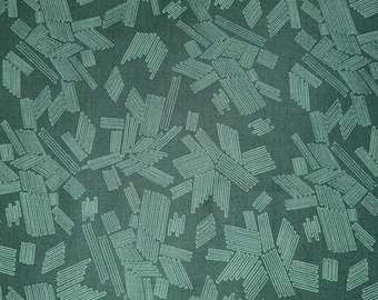 Green Wandering by Stephanie Organes for Andover Fabric - 1/2 Yard - Geometric