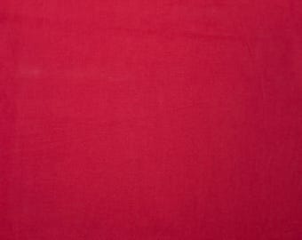 Roccoco Red Premium Quilt Solid Cotton Fabric - 1/2 Yard - Muted Red