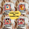 Retro Walt Disneyworld Shirt, Mickey And Friends Shirt, Disney Group Shirt, Disney Family Tee, Disney All Characters Shirt,Disney Trip Shirt