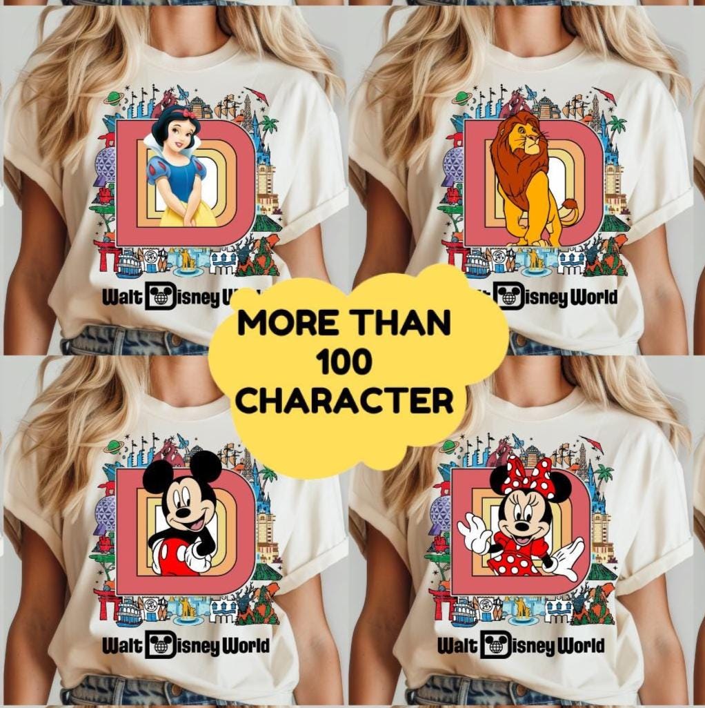 Camiseta retro de Walt Disney World, camiseta de Mickey y sus amigos, camiseta de vacaciones familiares de Disney, camiseta de viaje en grupo a Disneyland, camiseta con todos los personajes