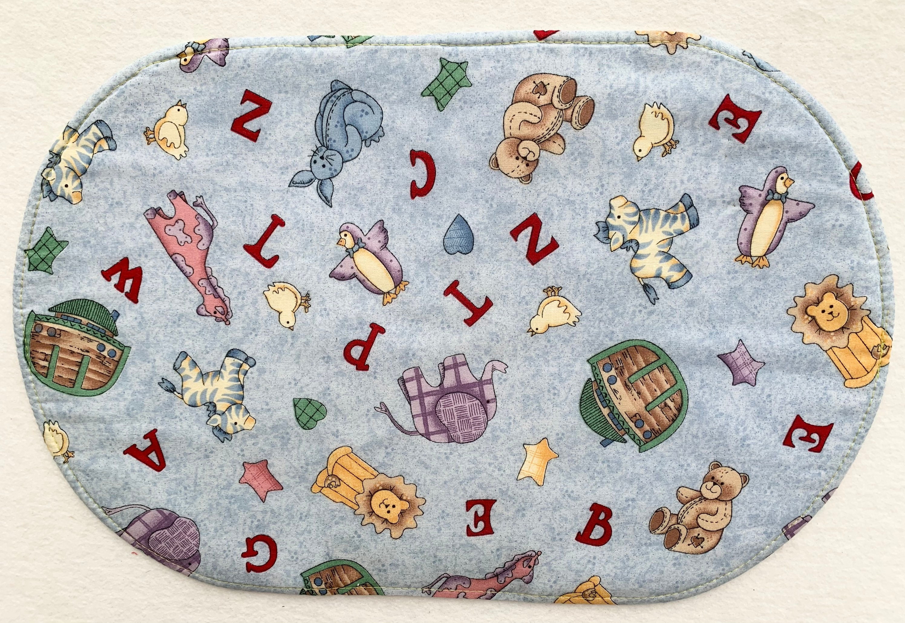 Kids placemat Child Placemat Toddler Placemat Cotton Fabric Etsy