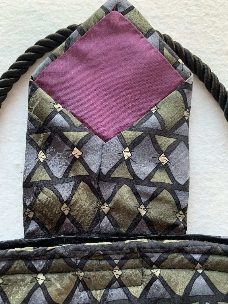 Tie Purse Silk Tie Purse Tie Evening Bag Tie Evening Purse Etsy