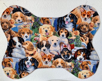 Place Mat Pet Crate Mat Pad Supplies Waterproof Dog Puppy Food Mat Gifts For Pet Gift