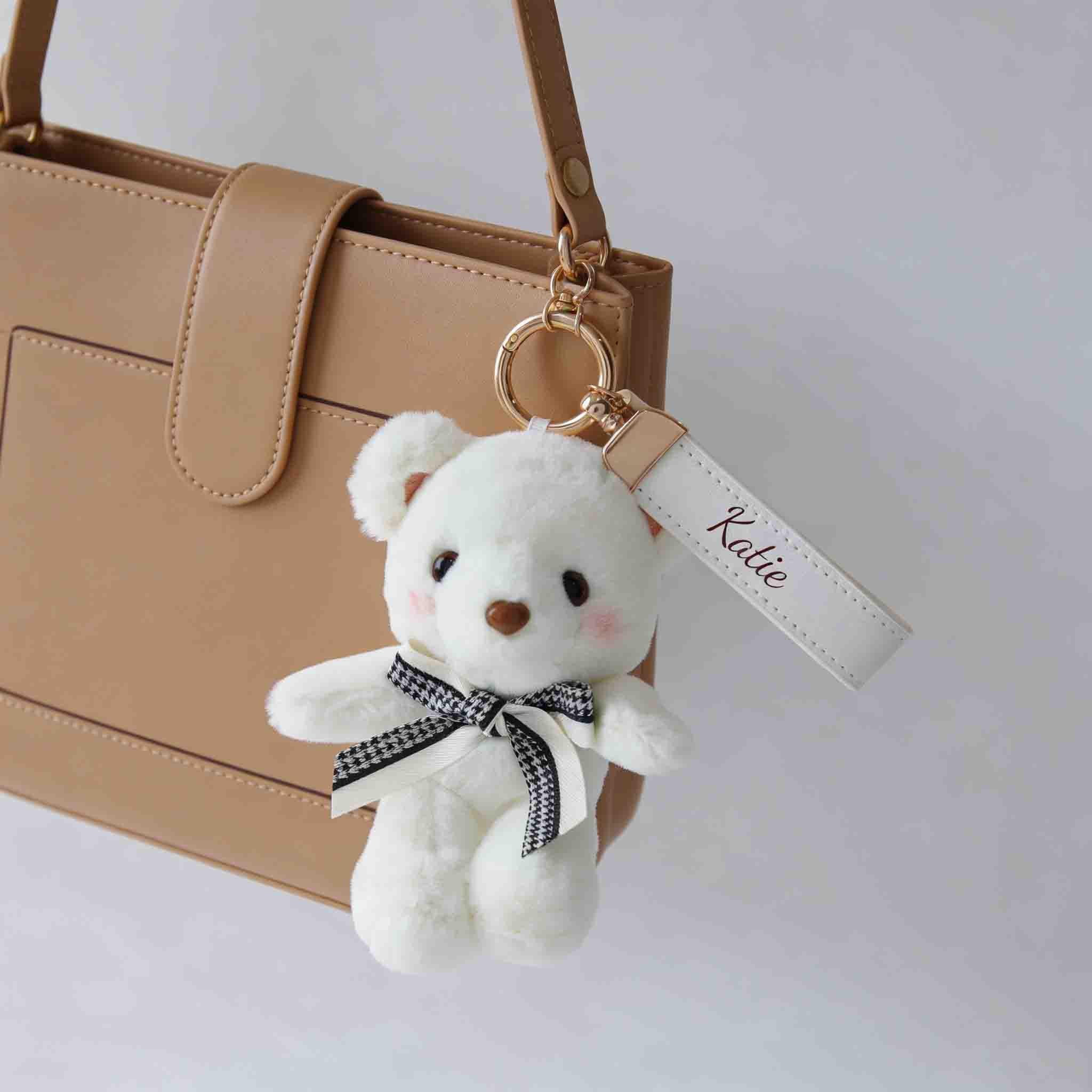 Teddy bear bag charm - Etsy 日本