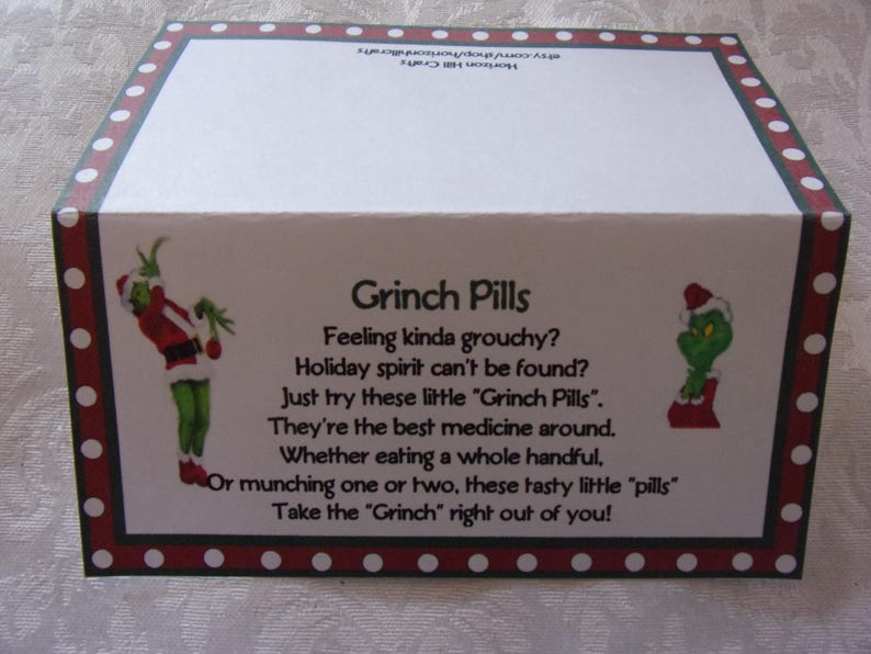 Christmas Candy Bag Toppers for Party Favors Gift Swaps Stocking