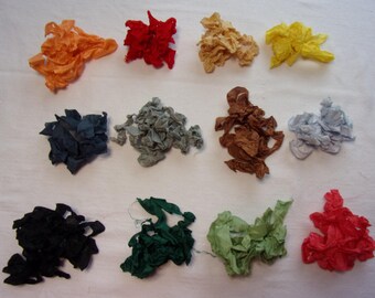 Crinkled Seam Binding, 2 yards, Various Colors, Ribbon for Crafting Projects