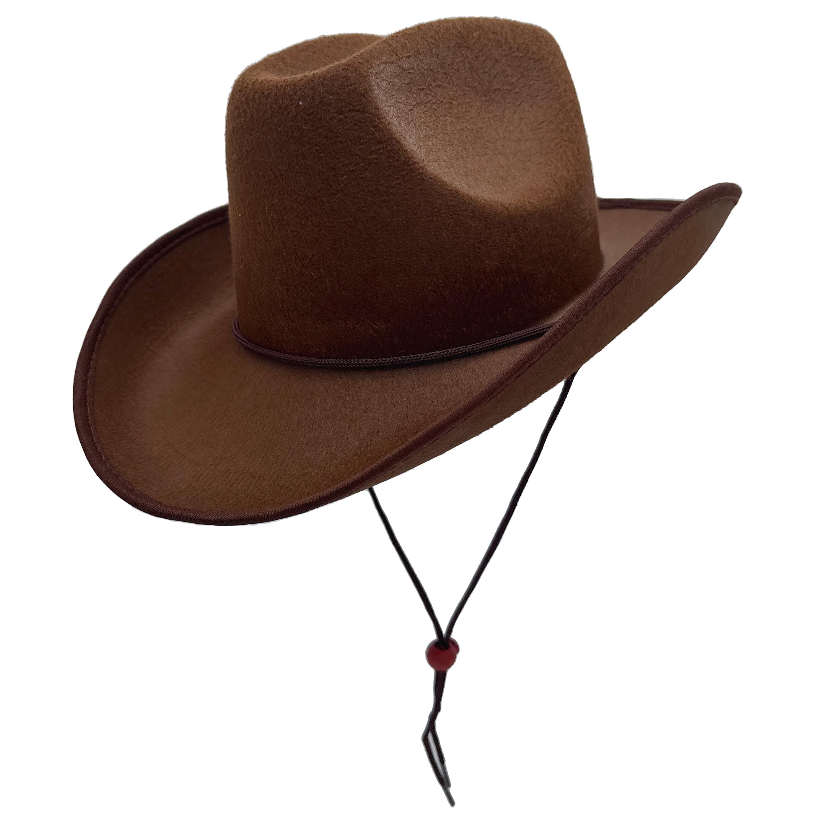Plain Felt Cowboy Hat Cowgirl Hat Western Style Hat for  display picture 1