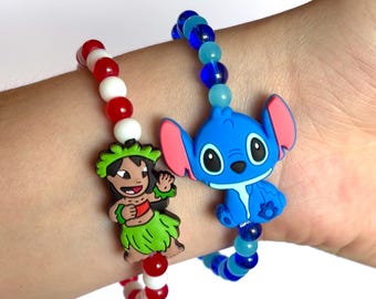 Bracelets inspirés de Disney Lilo et Stitch, parfaits pour les parcs Disneyland et Disney World ou pour offrir à tous les âges un bracelet de cinéma