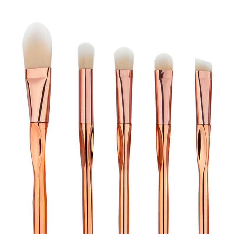 8pcs Professional Rose Gold Makeup Brushes Set Powder Etsy