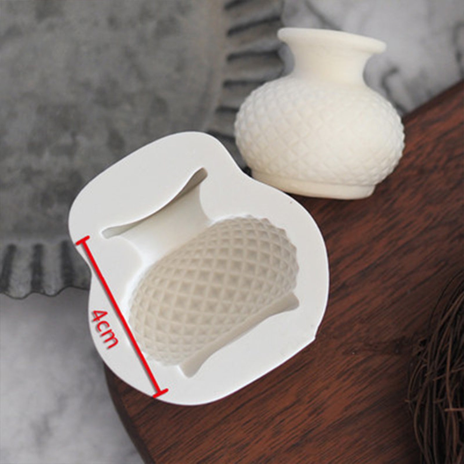 Flower Vase Shape 3D Silicone Mold Vase Fondant Mold Cake Etsy