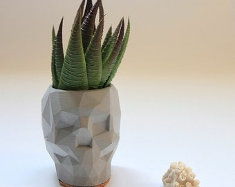 Geometric Skull Flower Pot Molds Concrete Pot Silicone Molds New Design Concrete Holder Molds Cement Mold