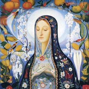 Virgin Mary With Jesus Diamond Painting Kits Full Drill – OLOEE