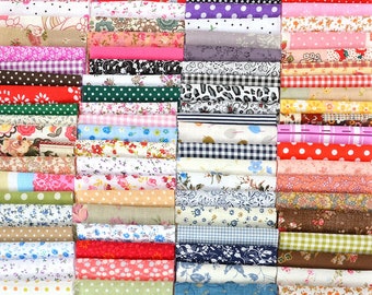Mending- Square Sewing Fabric- Uk FREEPOST Patchwork Cloth 10x10cms Crafts 