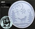 1 Pcs Snow Fox Liquid Silicone Mold DIY Resin Jewelry Pendant Necklace Pendant Lanugo Mold Resin Molds for Jewelry product logo