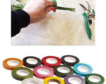 Corsages Buttonhole Artificial Flower Stamen Wrap Florist Floral Stem Tape Resealable Wrap