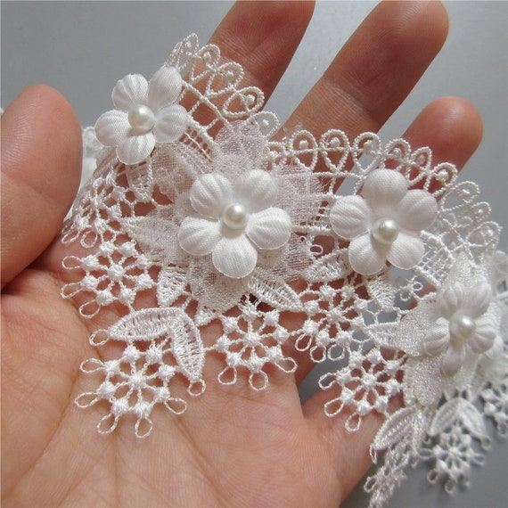 Lace and on sale ribbon flowers