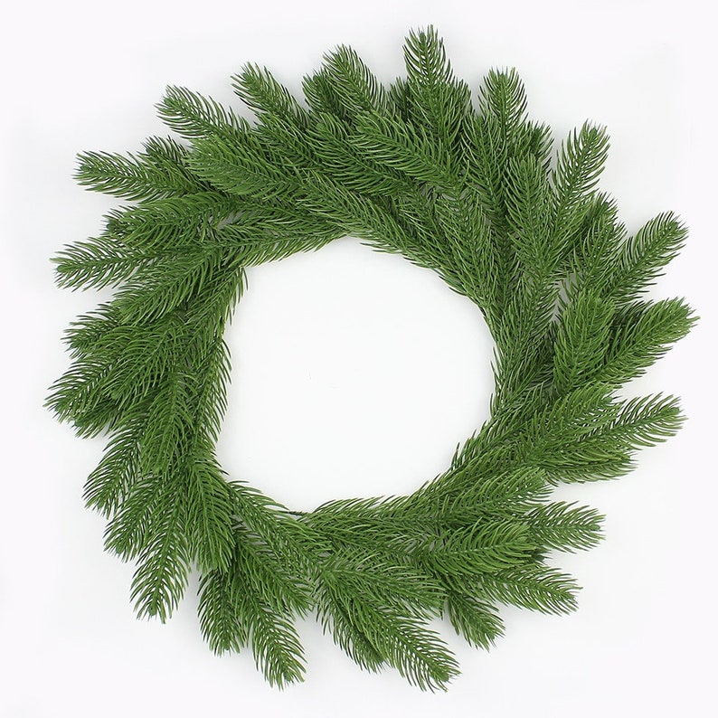 5pieces Artificial Pine Branches Fake Plants Artificial Etsy