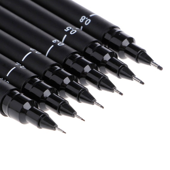 Pens Uni Drawing Pin, Uni Waterproof Pen, Drawing Hook, Uni Line Pen