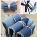 40mm 4cm 25mm Cotton Denim Ribbon Autumn Winter Handmade Tape Riband ...