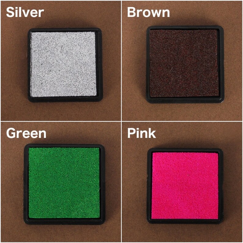 Watercolors Inkpad Craft Oil Based DIY Ink Pads for Rubber Etsy