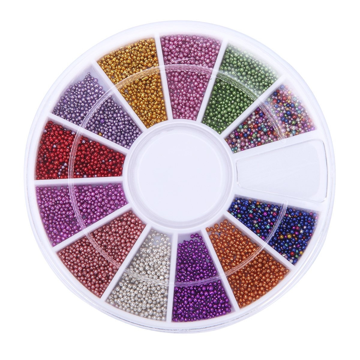 1 Wheel Dried Flowers Nail Art Decoration 3D Natural Artificial Leaf Floral  Charms Necklace Jewelry DIY Accessories Tips 