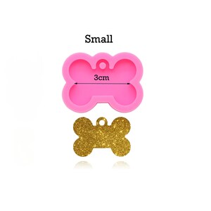Shiny Dog Family Silicone Keychains Mold Key Chain Pendant
