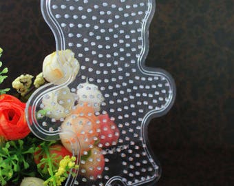 DIY Bead Pegboard Multi Styles Template for Perler Bead Hama Fuse Beads  Board Circlehexagon Puzzle Template for 5mm Perler Beads Toy 